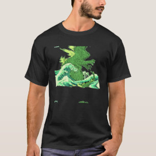 Het grote monster van Kanagawa Wave Team Godzilla  T-shirt