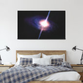 Het grote ontwerp canvas afdruk (Insitu (Slaapkamer))