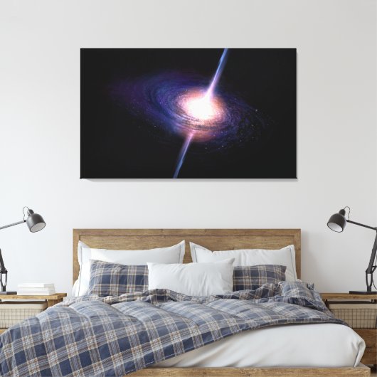 Het grote ontwerp canvas afdruk (Insitu (Slaapkamer))
