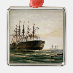 Het Grote Oosten is op 23 juli 1865 van start gega Metalen Ornament