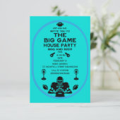 Het grote spel BBQ House Party Informatiekaartje (Staand voorkant)