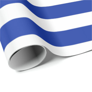Het grote Witte Blauw van de Indigo van het Kobalt Cadeaupapier