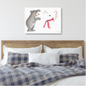 Het Gruffies® gewikkelde canvas (Insitu (Slaapkamer))