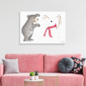 Het Gruffies® gewikkelde canvas Afdruk (Insitu (Woonkamer))