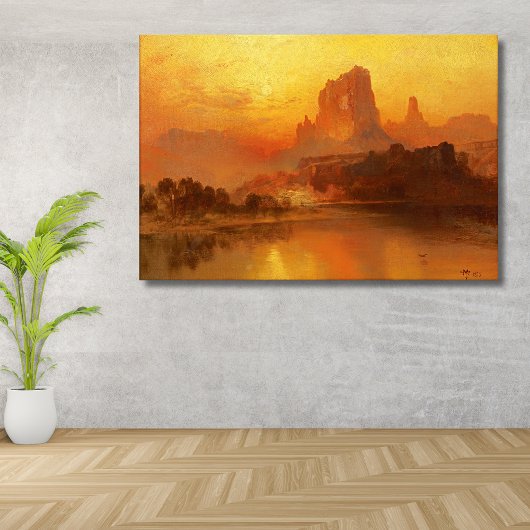 Het Gulden Uur, Moran, 1875 Canvas Afdruk