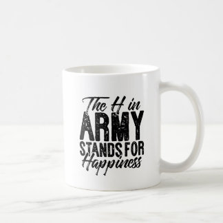 Het H in Army staat voor geluk Koffiemok
