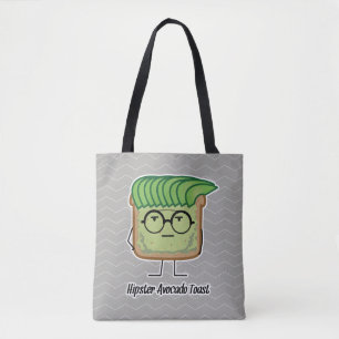 Het haar van de de glazensmeerder van Hipster van Draagtas