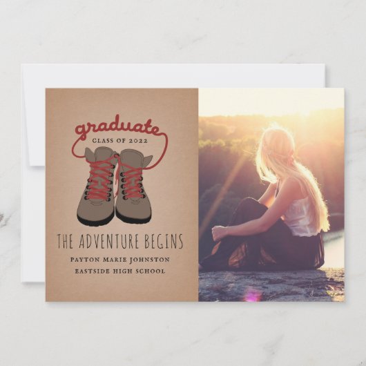 Het hakken Afstuderen van Boots het avontuur begin (Voorkant)