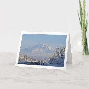 Het hallokaart van de berg kaart