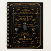 Het Halloween Book of Spiral Gothic Planner (Voorkant)