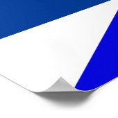 het halve symbool van de servische bosnië - herzeg poster (Hoek)