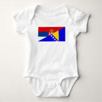 het halve symbool van de servische bosnië - herzeg
