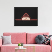 het hamilton - gebouw canvas afdruk (Insitu (Woonkamer))