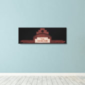 het hamilton - gebouw canvas afdruk (Insitu (Houten vloer))