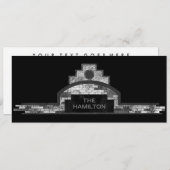 het hamilton - gebouw kaart (Voorkant / Achterkant)