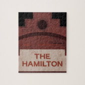 het hamilton - gebouw legpuzzel (Verticaal)