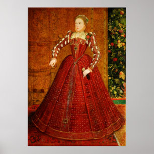 Het Hampden Portret van Elizabeth I van Engeland Poster