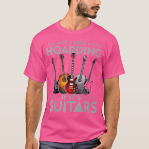 Het hamstert niet als zijn gitaren  zijn t-shirt