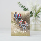 Het handschrift gelooft het Briefkaart van de Foto (Staand voorkant)