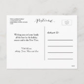 Het handschrift gelooft het Briefkaart van de Foto (Achterkant)