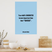 Het HANDVEST van uw kind is belangrijker ... Poster (Keuken)