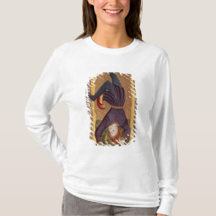 Het Hanged Man, tarotkaart, Frans T-shirt