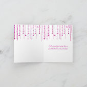 Het hangen de Lichten danken u Bedankkaart (Binnen)