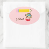 Het Hangende Boek van de Lezing van de Sleutel met Ovale Sticker (Tas)