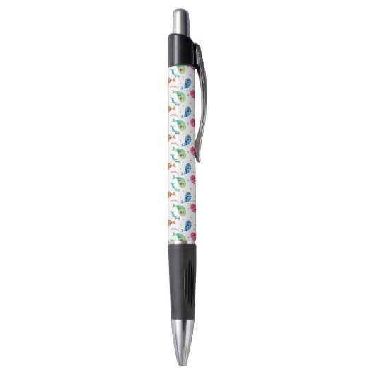 Het Happy Fish Pattern Pen (Achterkant (Verticaal))