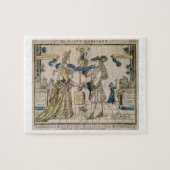 Het Happy Marriage (stencil gekleurd houtsnip) Legpuzzel (Horizontaal)