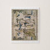 Het Happy Marriage (stencil gekleurd houtsnip) Legpuzzel (Verticaal)