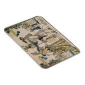 Het Happy Marriage (stencil gekleurd houtsnip) Magneet (Rechterzijde)