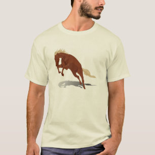 Het hardnekkig verzetten tegen vanzich Wild paard T-shirt