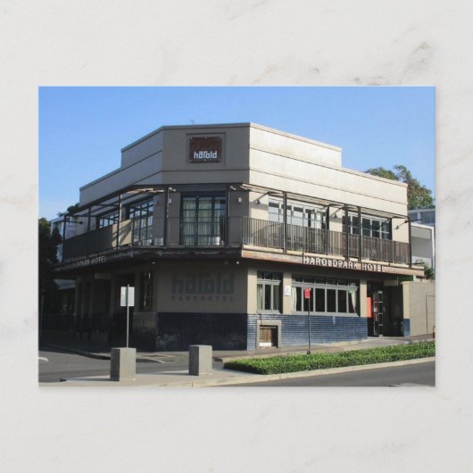 Het Harold Park Hotel in het Briefkaart Glebe (Voorkant)