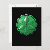 Het hart Chakra Briefkaart (Voorkant / Achterkant)