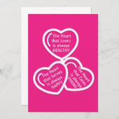 Het hart dat houdt kaart (Voorkant / Achterkant)