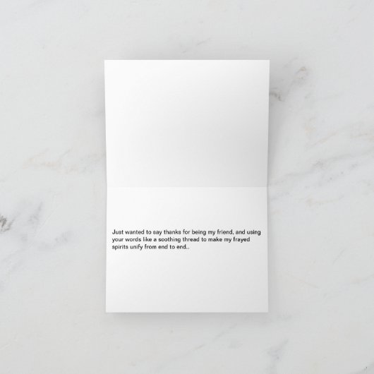 Het hart herstelt bedankkaart (Binnen)