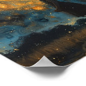 Het hart in de sterren meisje poster (Hoek)