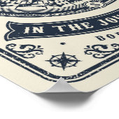 Het hart is de kompas poster (Hoek)