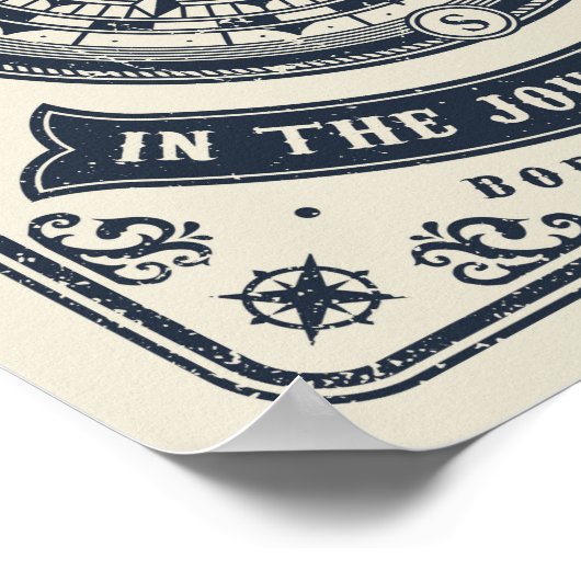 Het hart is de kompas poster (Hoek)