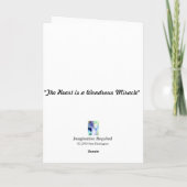 Het hart is een wonderlijk wonder kaart (Achterkant)