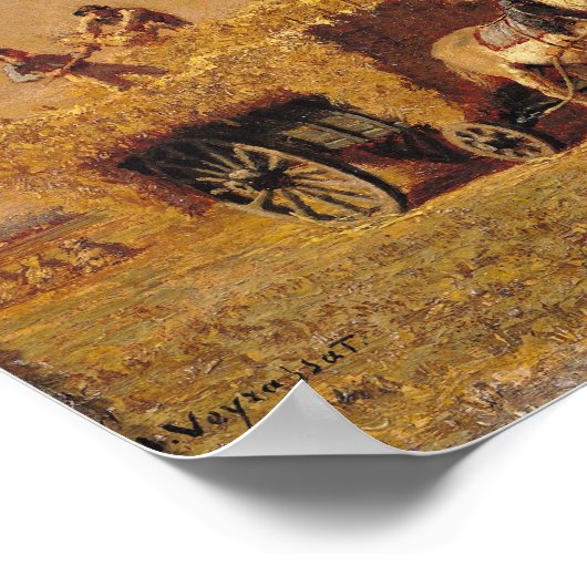 Het hart laden poster (Hoek)