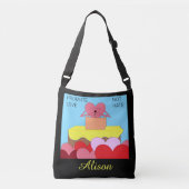 Het hart spreekt over liefde: crossbody tas (Voorkant)