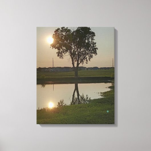 Het hart van alles canvas afdruk (Voorkant)