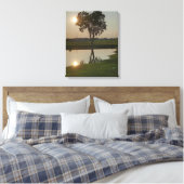 Het hart van alles canvas afdruk (Insitu (Slaapkamer))