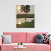 Het hart van alles canvas afdruk (Insitu (Woonkamer))