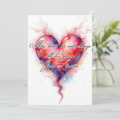 Het Hart van Austin Feestdagenkaart (Staand voorkant)