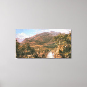 Het hart van de Andes, 1859 Canvas Afdruk