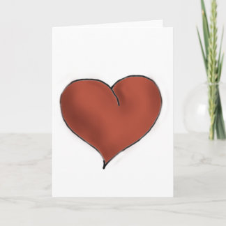 Het Hart van de chocolade Feestdagen Kaart