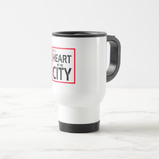Het hart van de City Travel / Commuter Mok